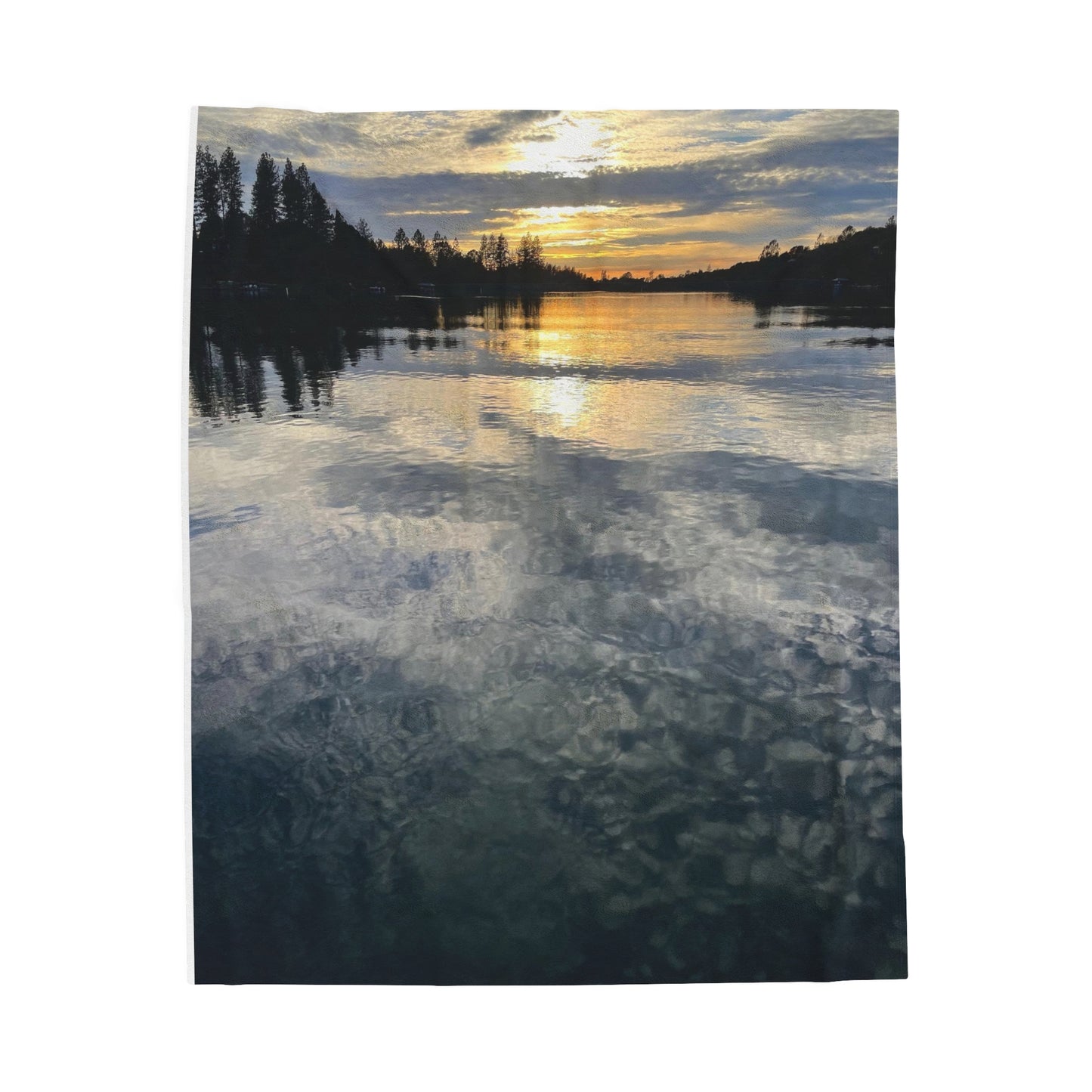 LOP Sunset - Velveteen Plush Blanket