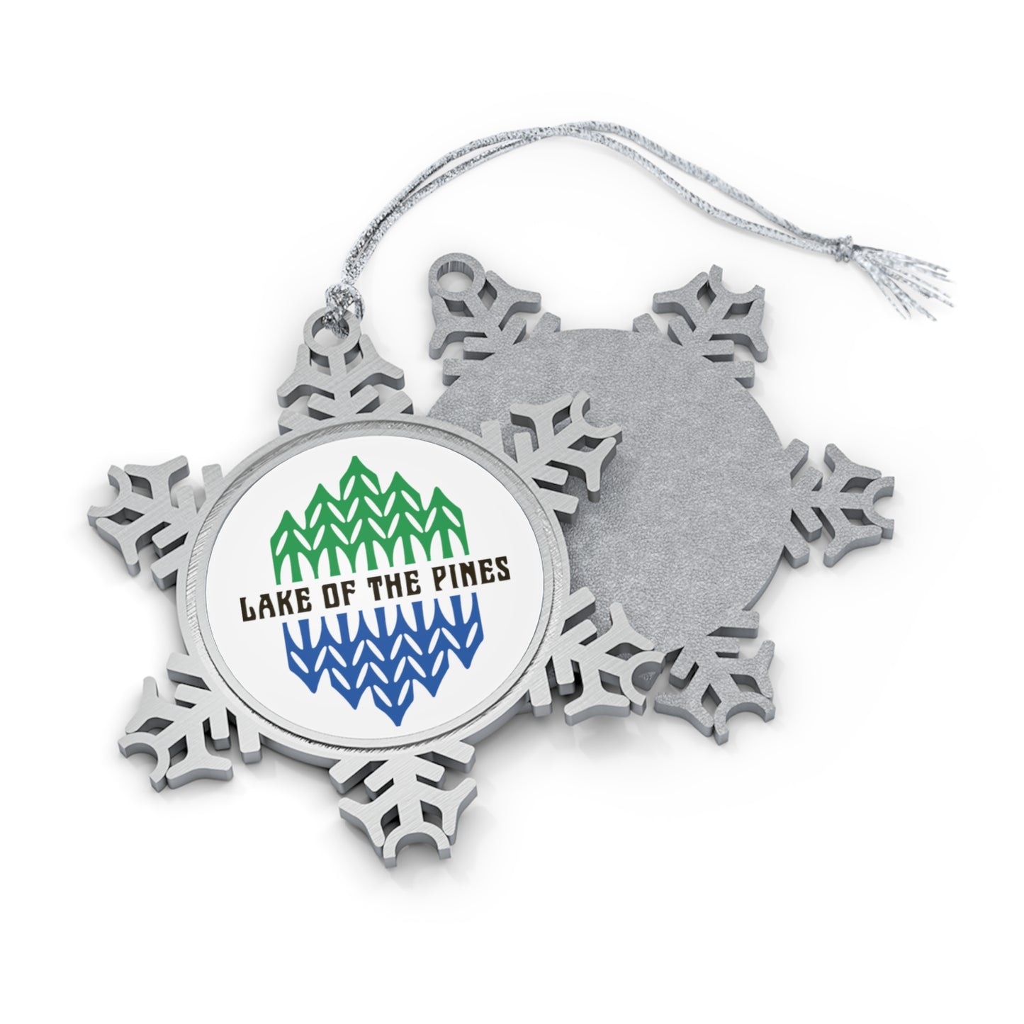 LOP Pewter Snowflake Ornament