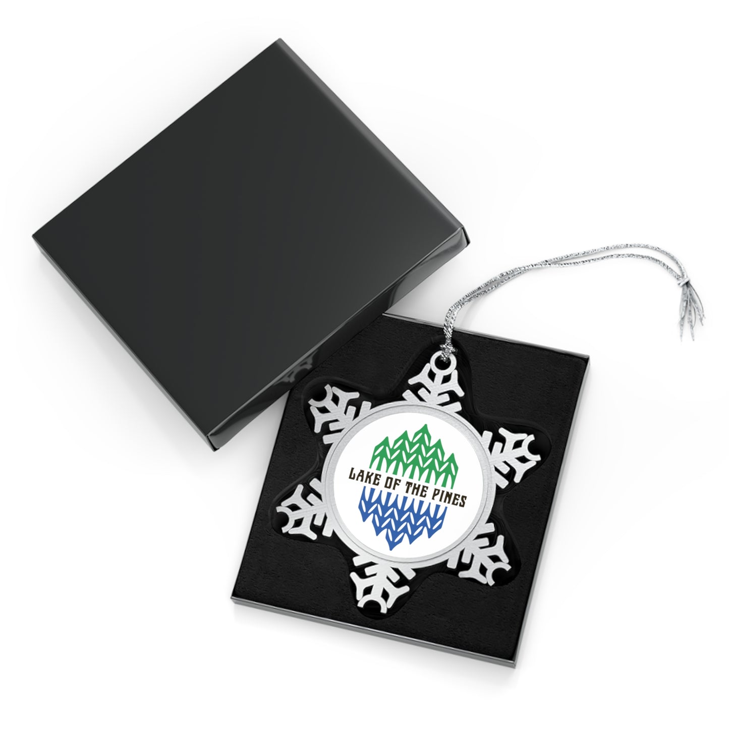 LOP Pewter Snowflake Ornament