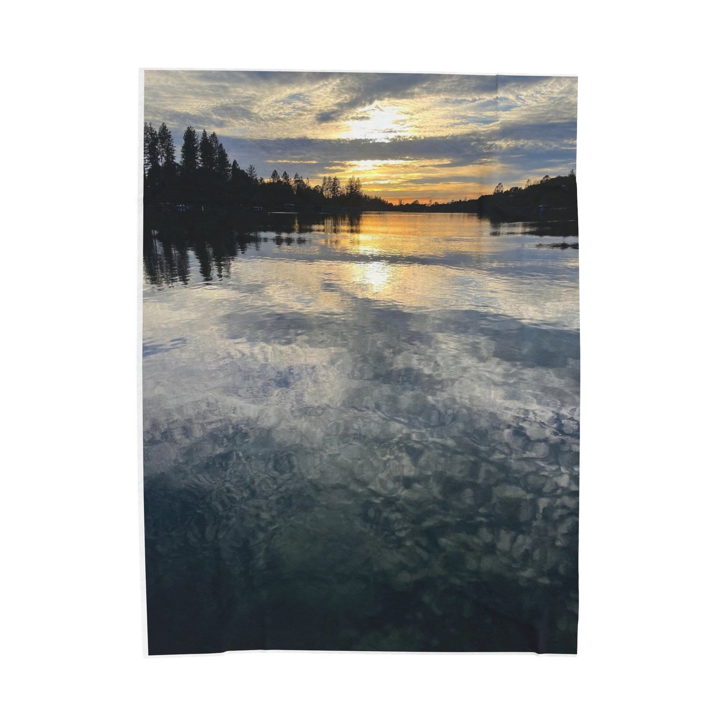 LOP Sunset - Velveteen Plush Blanket