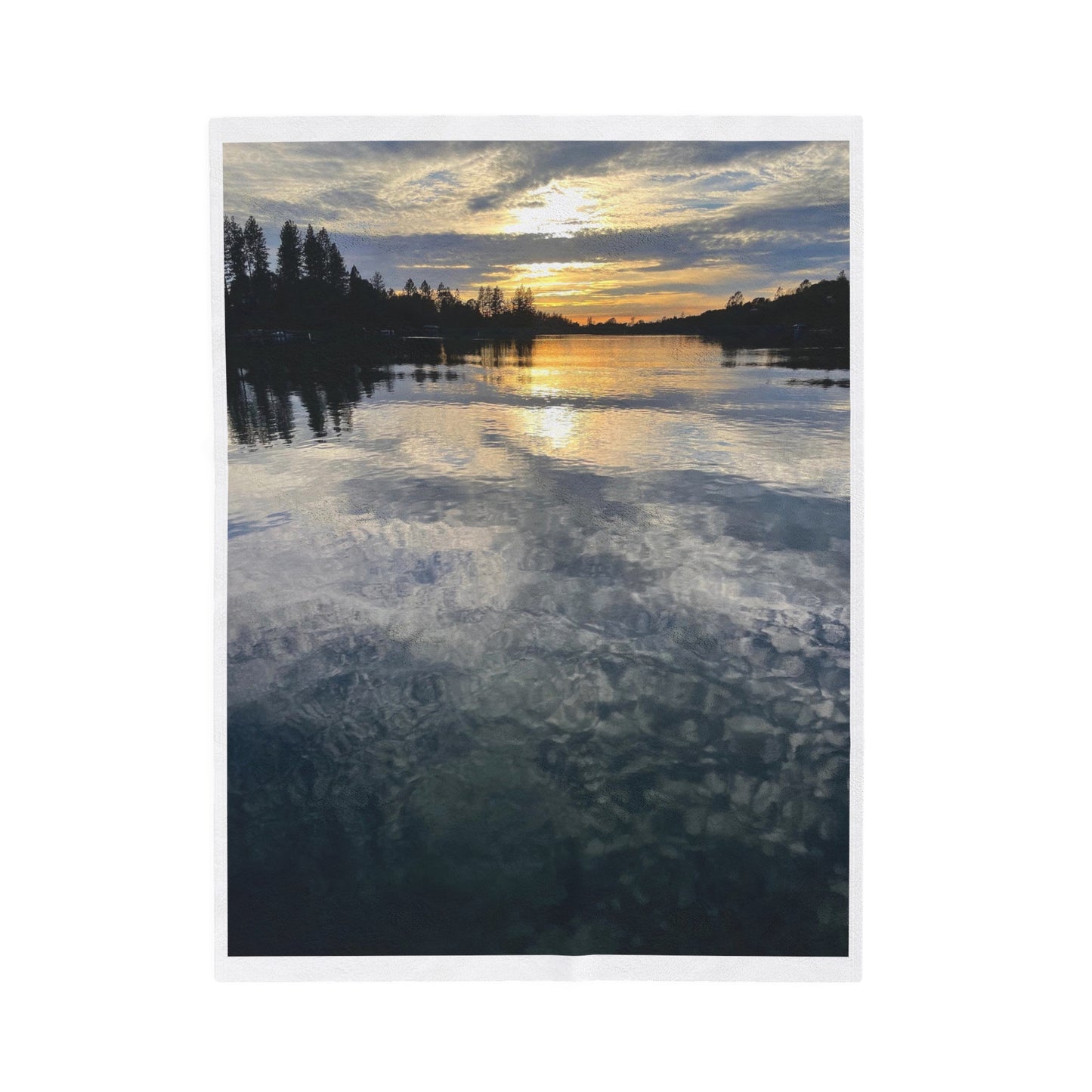 LOP Sunset - Velveteen Plush Blanket