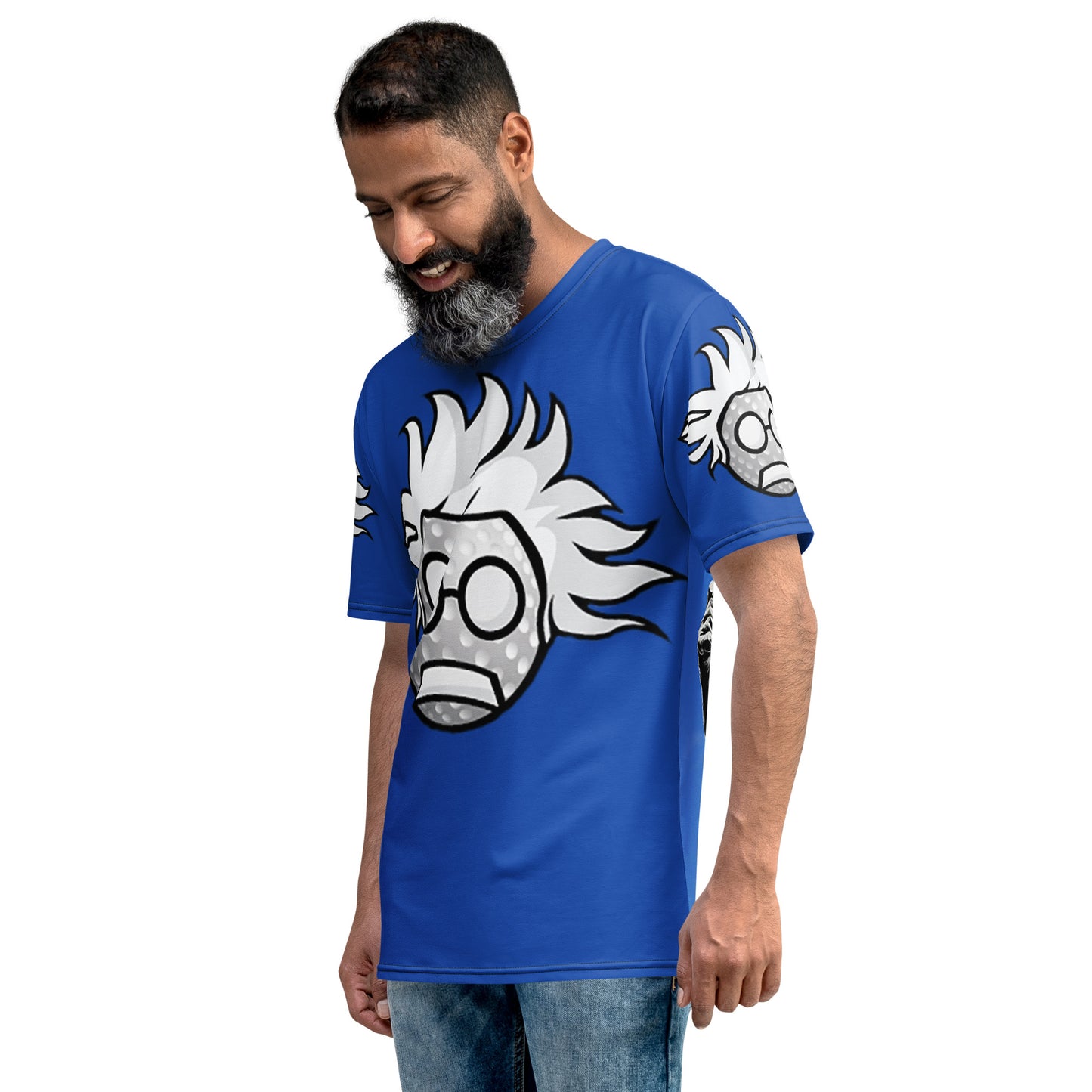 Real Golf Blue David Back Men's t-shirt