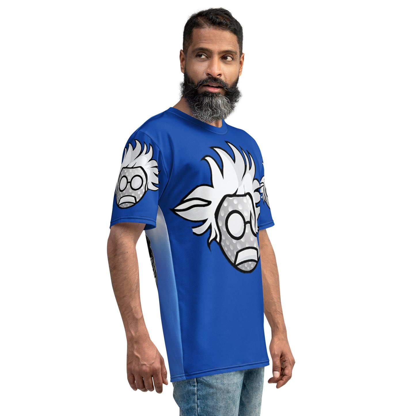 Real Golf Blue David Back Men's t-shirt