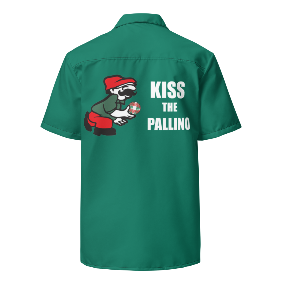 Kiss the Pallino - Boccerinos - Unisex button shirt