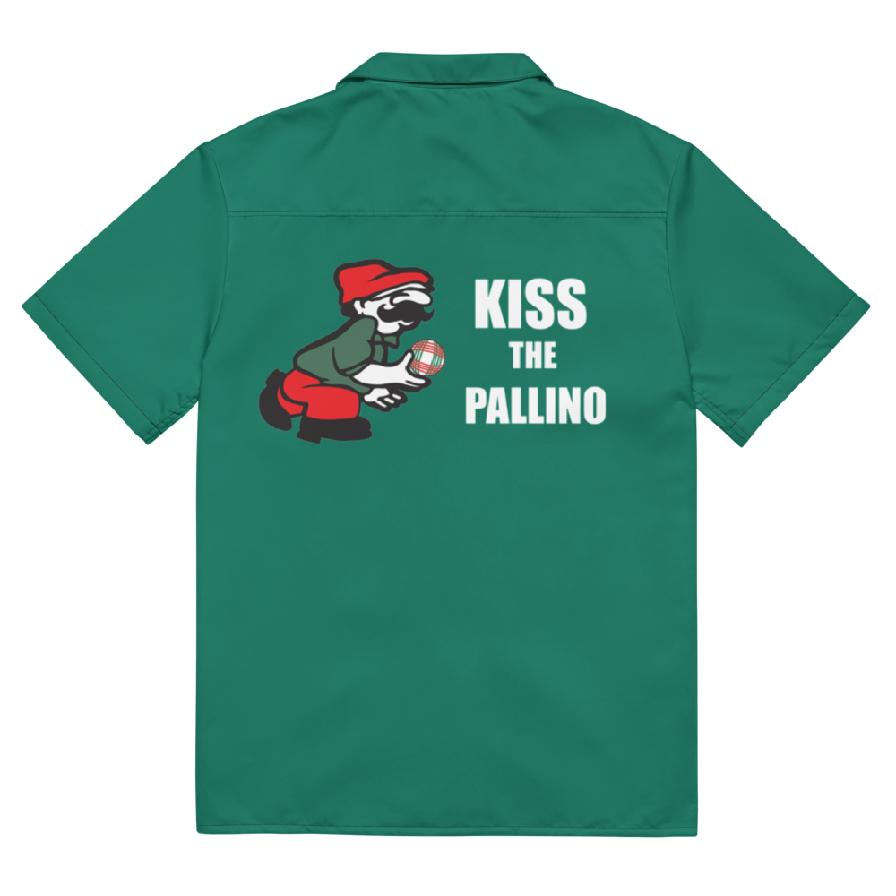 Kiss the Pallino - Boccerinos - Unisex button shirt