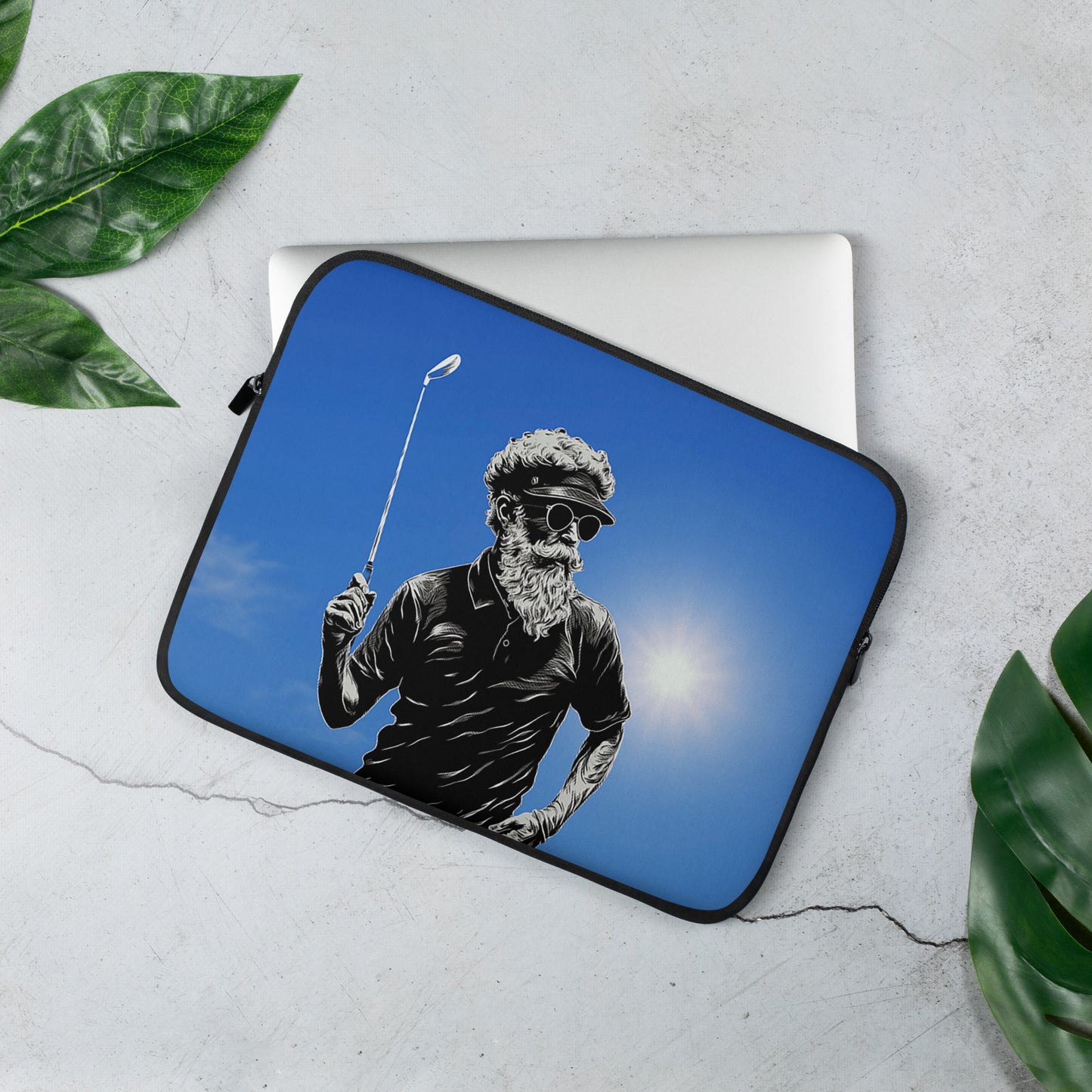 Real Golf Dave Blue Laptop Sleeve