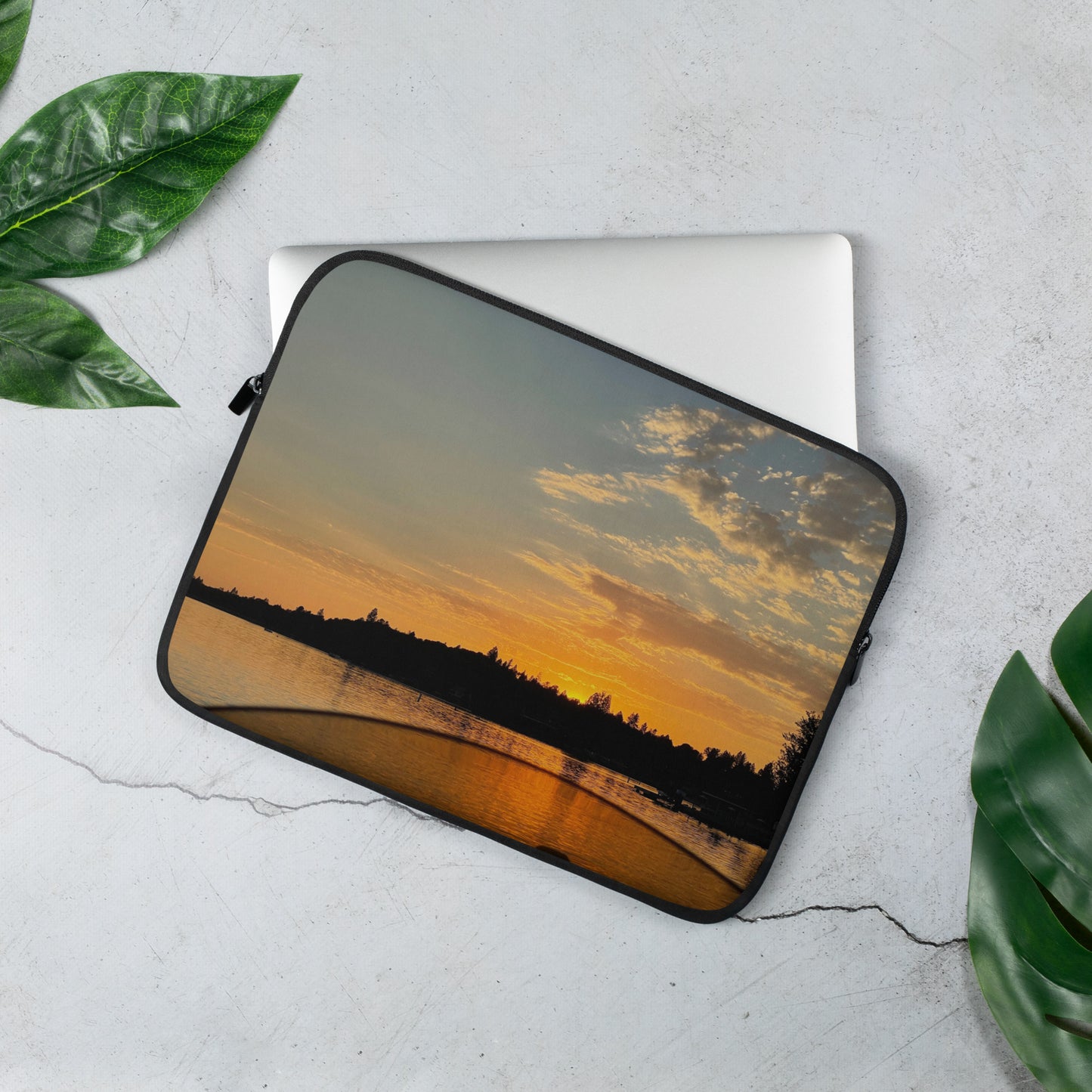 Real Golf Sunset Laptop Sleeve